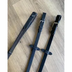 Fouganza Rênes>Rênes fines cuir grip 125cm