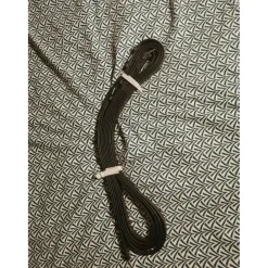 Rênes lisses en cuir noires neuves cheval*Kramer New
