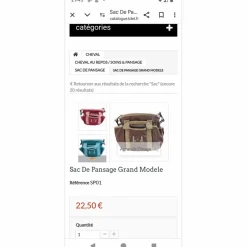 Sac de pansage SP01 marque*T de T Hot