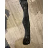 Claridge House Sangles>Sangle anatomique cuir noire 70 cm