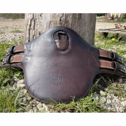Prestige Sangles>Sangle bavette – cuir – élastiques des deux côtés – taille 70 cm – excellent état