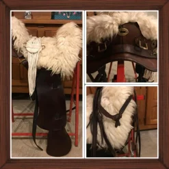 - Marque inconnue - Autres Selles (Amazone, Barefoot, Australienne...)>Selle américaine Cheval