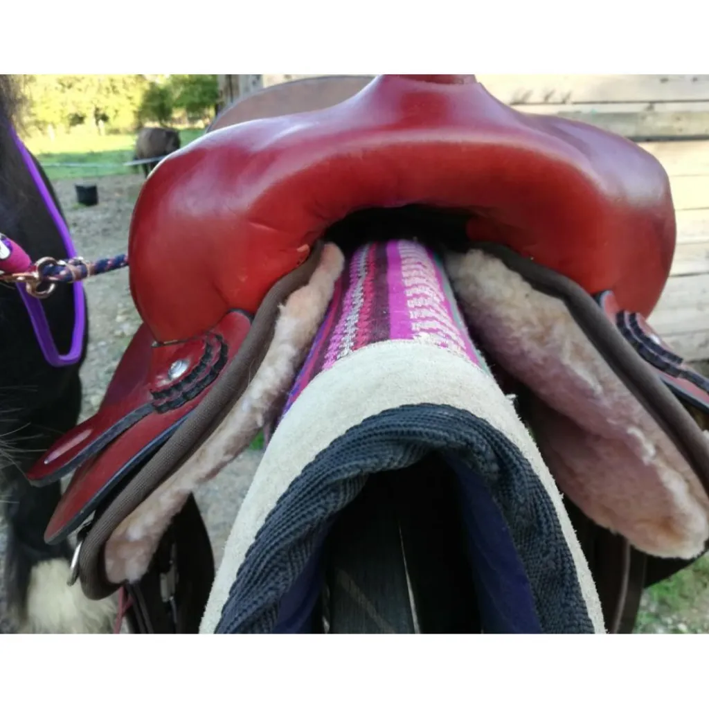 - Marque inconnue - Selles De Western>Selle Big Horn synthétique et cuir FQ