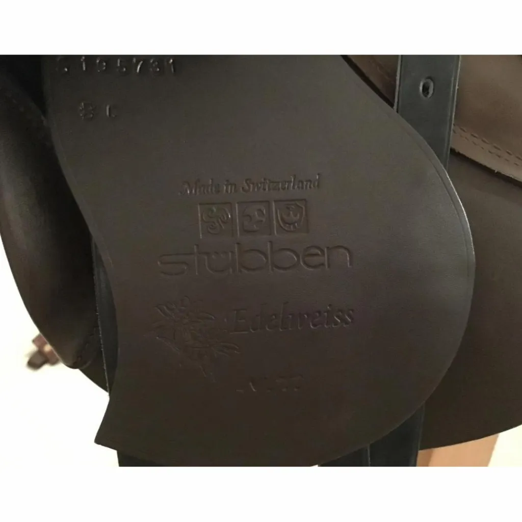 Stubben Selles D'Obstacle>Selle cheval Obstacle CSO modèle Edelweiss 17,5 Marron foncé