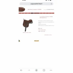 Selle cross Guy santon*Guy Cantin Online