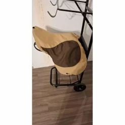 Selle cuir 17,5