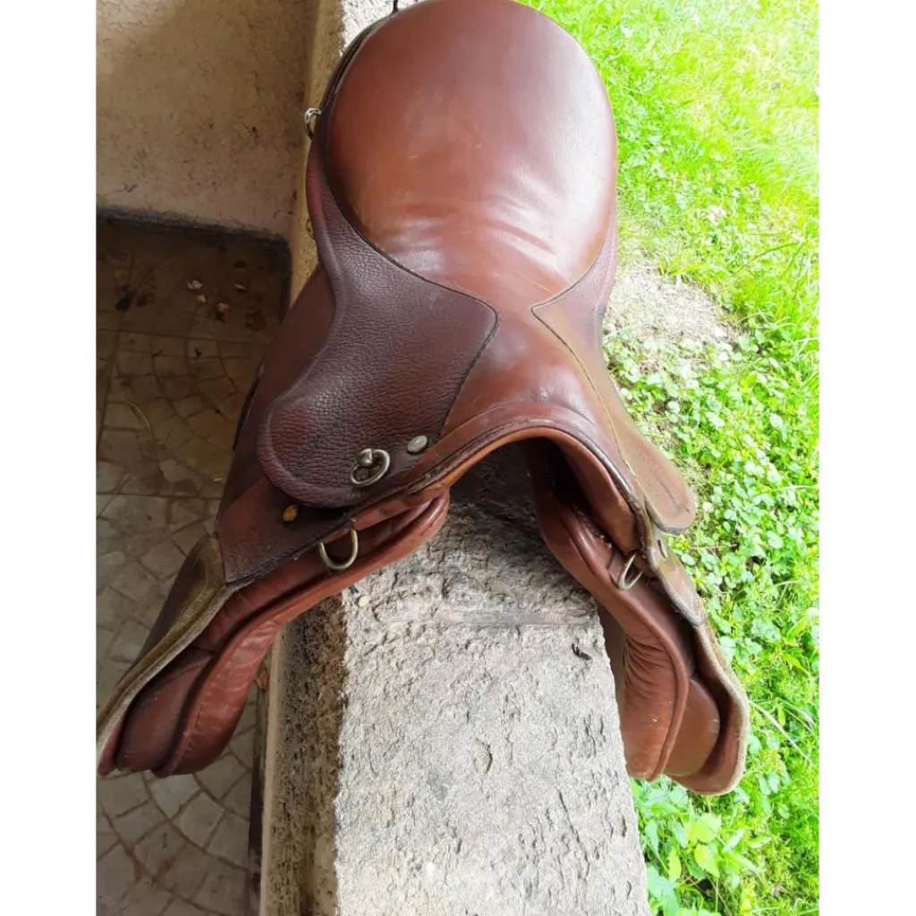 Selle cuir mixte/randonnée*- Marque inconnue -