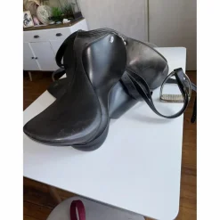 - Marque inconnue - Selles De Dressage>Selle DA SADDLES 17' Cuire Noir