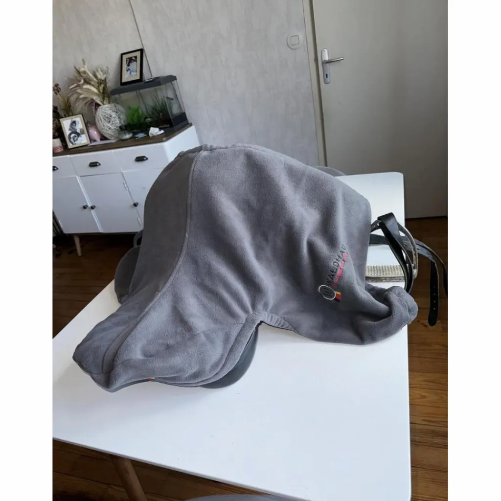 - Marque inconnue - Selles De Dressage>Selle DA SADDLES 17' Cuire Noir