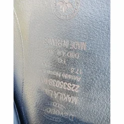 Selle de dressage noire makila lab E de 2022, avec une bande Swarovski*Devoucoux Clearance