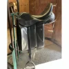 Selle de dressage monoquartier noire 16,5*- Marque inconnue - Sale