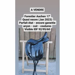 Selle dressage Aachen 17'*Forestier Hot
