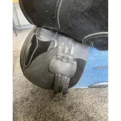 Selle Paddock – Cuir noir – 310*Fouganza Clearance