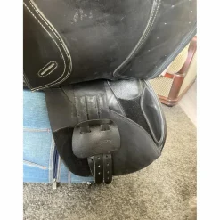 Selle Paddock – Cuir noir – 310*Fouganza Clearance