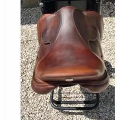 Hermes Selles Mixtes>SELLE CAVALE taille 17 irish/taupe MIXTE 2019 PARFAIT ETAT + BOITE