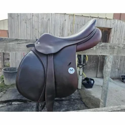 Meyer Selles Mixtes>Selle Marianne 17.5" havane