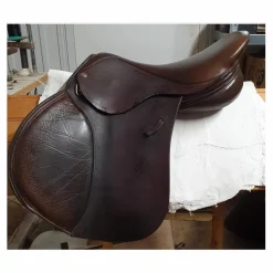 Selle mixte cuir 17,5 pour haut garrot*Bliss of London Discount