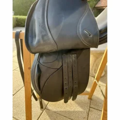Selle mixte en cuir noir*Fouganza Sale
