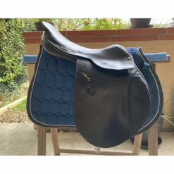 Pessoa Selles Mixtes>Selle mixte taille 17,5, noire