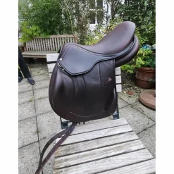 Antares Selles D'Obstacle>Selle RS Line Monoquartier marron 17.5