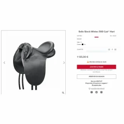 Wintec Selles De Randonnée>Selle Stock Wintenc 500 Cair Hart