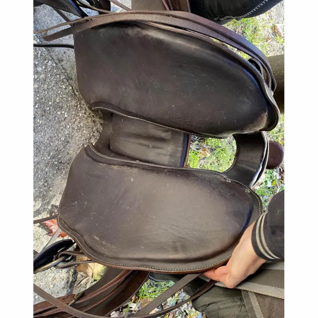 - Marque inconnue - Selles De Randonnée>selle TH taille 17,5 numérotée
