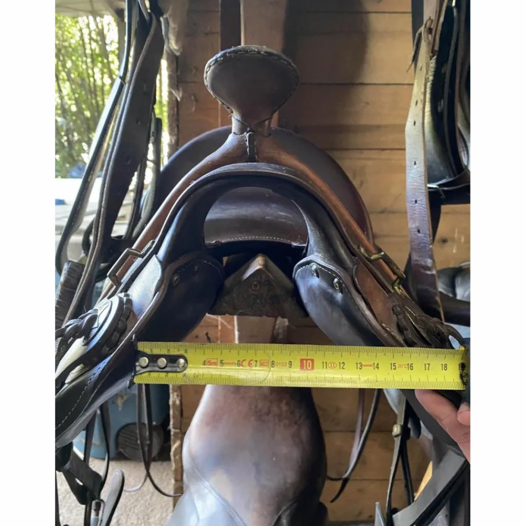 - Marque inconnue - Selles De Randonnée>selle TH taille 17,5 numérotée