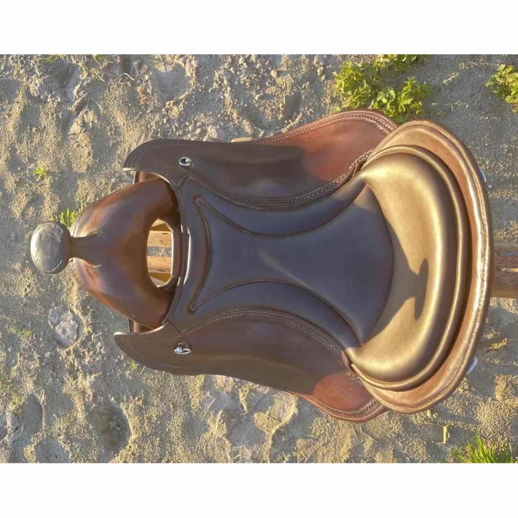 - Marque inconnue - Selles De Western>Selle Western Startrekk Deuber Shorty Taille 3 – rare, dos court, treeless