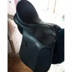 SELLE 17" MIXTE CAIR NOIRE NEUVE*Wintec Outlet