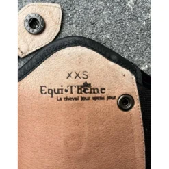 Equitheme Chaps>Shaps cuir noir