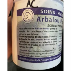Soin paturon Arbalou (gale de boue/crevasses)*- Marque inconnue - Sale
