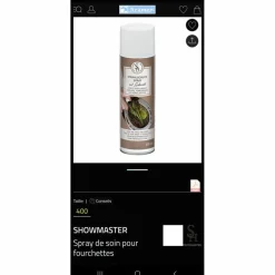 Spray soin fourchettes*Showmaster Online