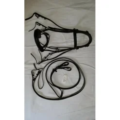 - Marque inconnue - Brides>Superbe bride anatomique Neuve havane foncé Caldene (cheval)