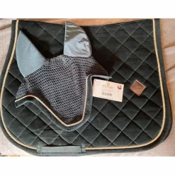 Kentucky Ensemble Tapis + Bonnet>Tapis - Bonnet Corduroy Vert Sapin