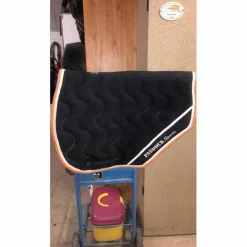 Tapis + bonnet long paddoc sport noir et orange*Paddock Sport Hot