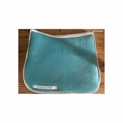 Tapis velour et grip dressage turquoise*Acavallo Outlet