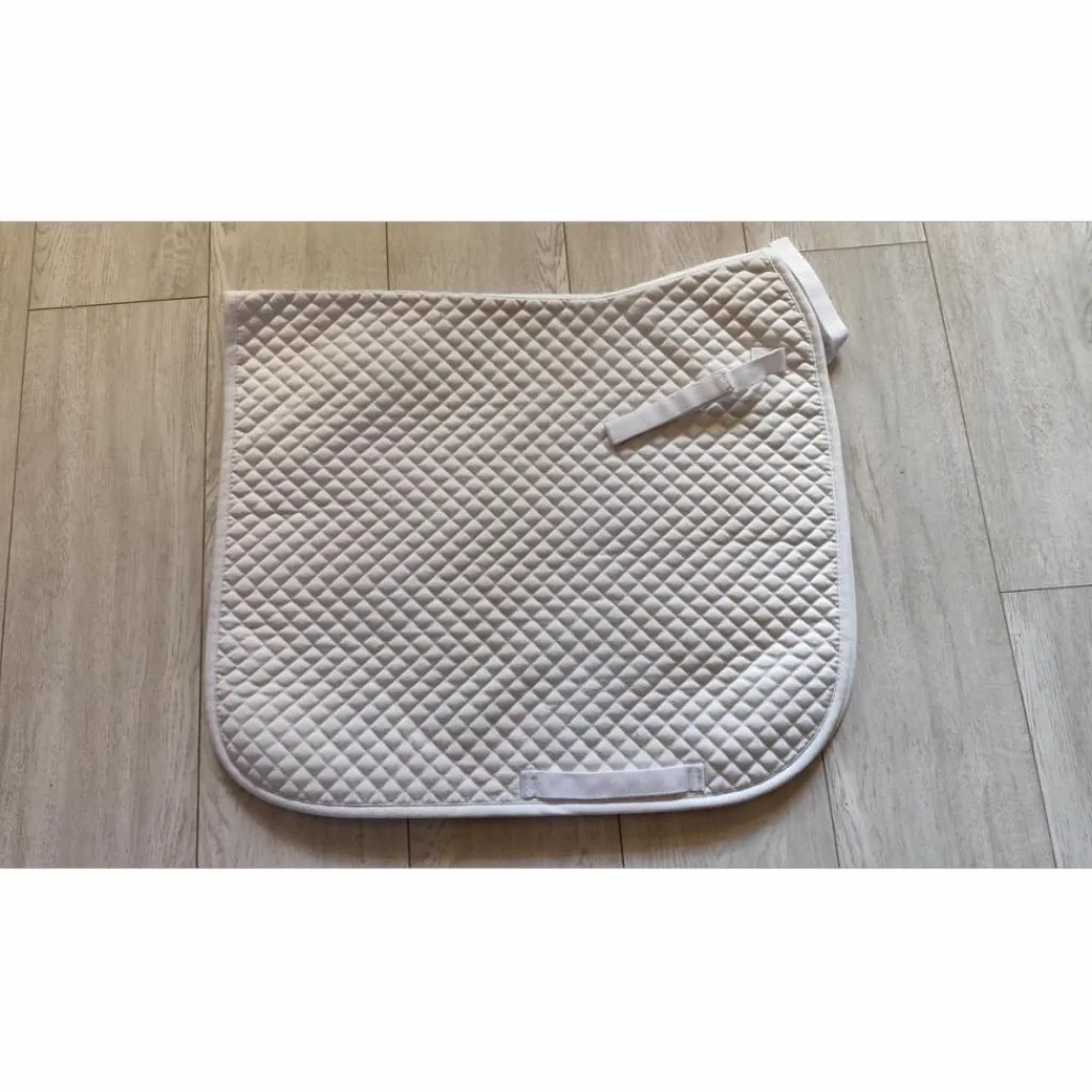 Tapis blanc dressage cheval*QHP New