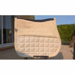 tapis cheval dressage bleu et blanc*- Marque inconnue -