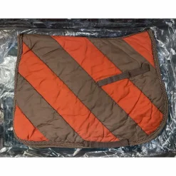 Equitheme Tapis>Tapis cheval orange et marron Equithème