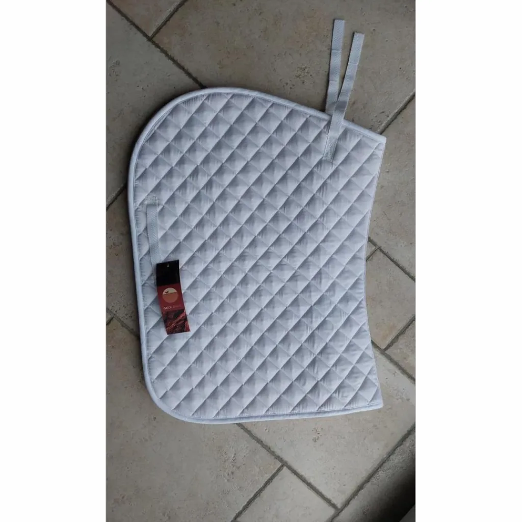 Tapis de selle blanc neuf*Decathlon Sale