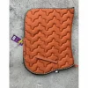 tapis de selle neuf orange*Equitheme