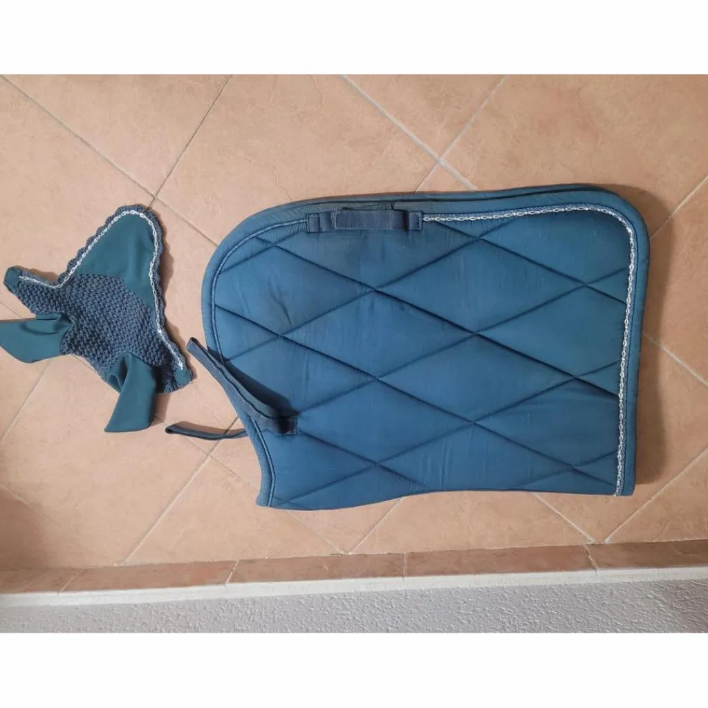 Tapis de selle et bonnet, taille cheval*- Marque inconnue - Online