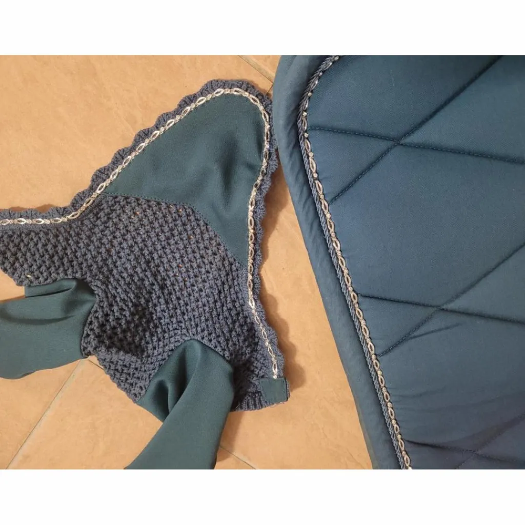 Tapis de selle et bonnet, taille cheval*- Marque inconnue - Online
