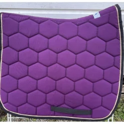 Tapis dressage violet bord noir et or Equidées*Equidees Hot