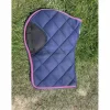 Equitheme Ensemble Tapis + Bonnet>tapis bleu marine