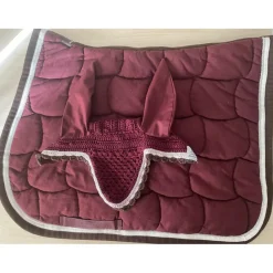 Anna Scarpati Ensemble Tapis + Bonnet>Tapis et Bonnet Bordeaux