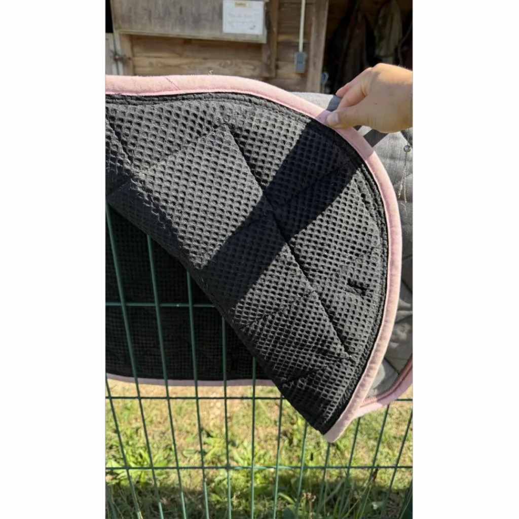 HKM Tapis>Tapis Gris et rose