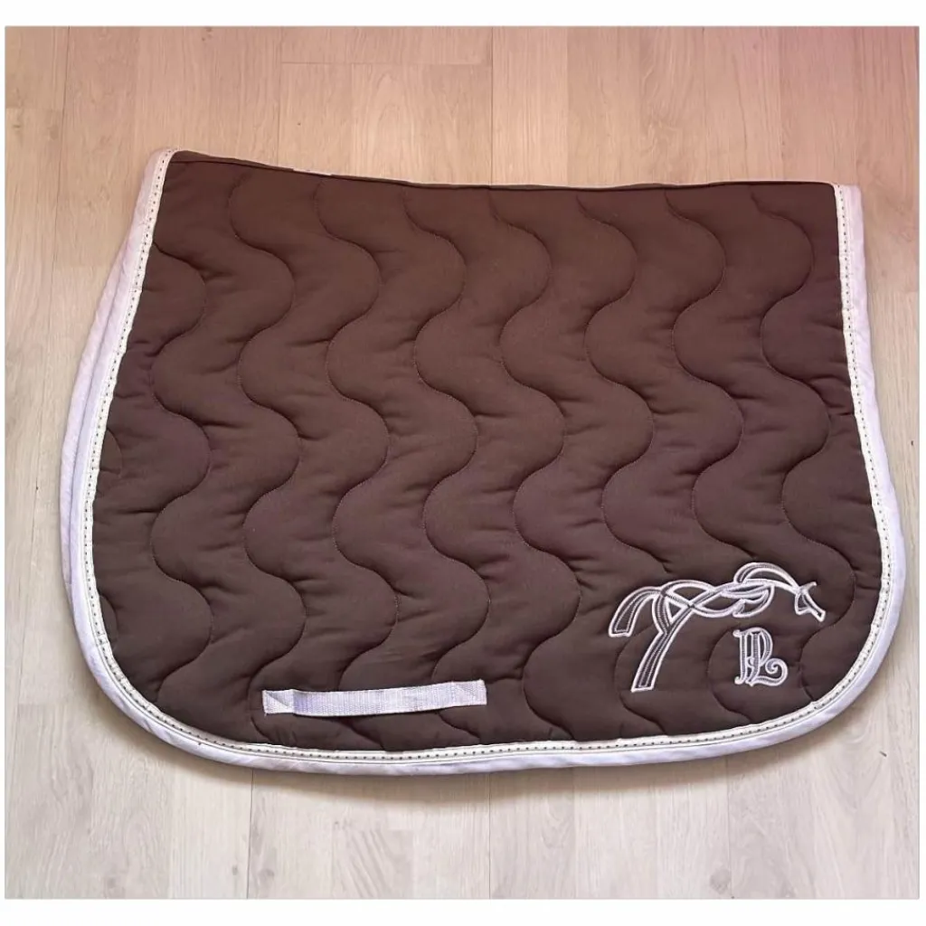 Penelope Leprevost Tapis>Tapis Pénélope taupe et blanc