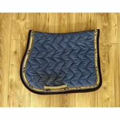 RG Tapis>Tapis coton bleu indigo biais bbr