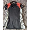 TEE SHIRT EN LYCRA MARINE / ROUGE ET BLEU CIEL AVEC LOGO - taille M*HV Polo Sale